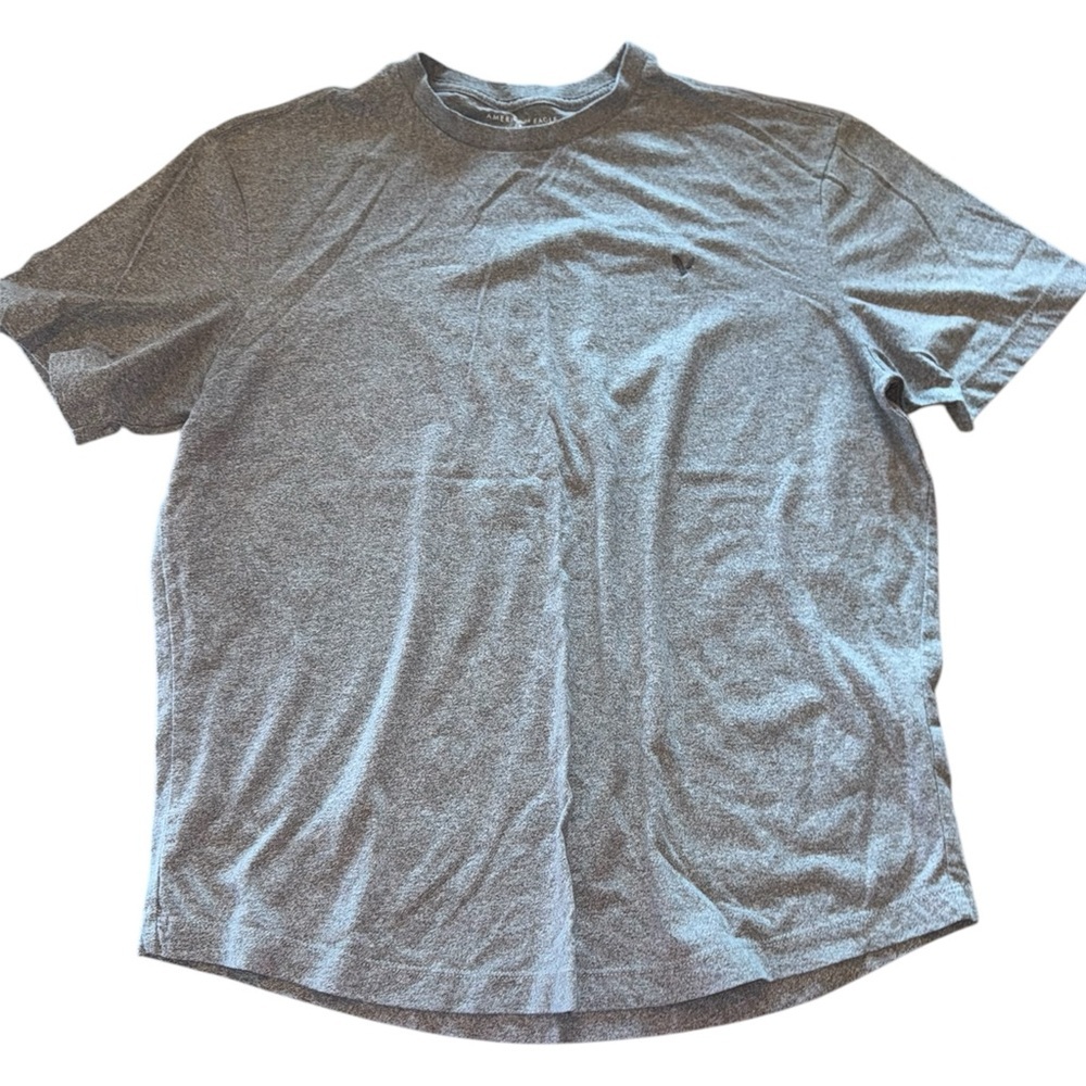 American Eagle Outfitters Gray Short Sleeve Super Soft Standard Fit T-Shirt L